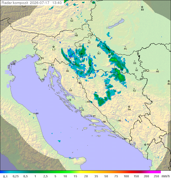 Padavine Hrvaška