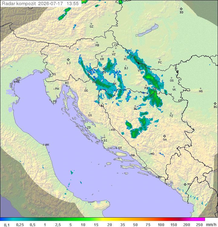 Padavine Hrvaška