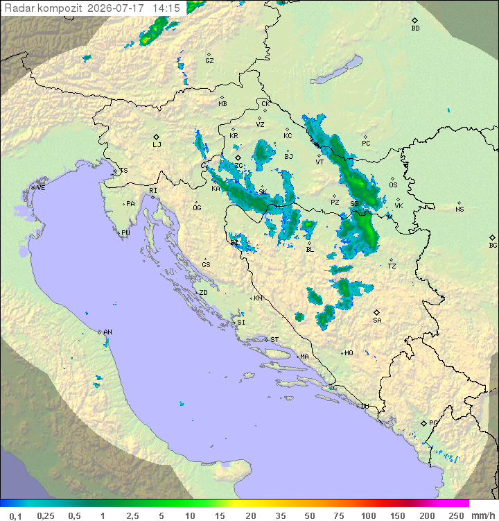 Padavine Hrvaška