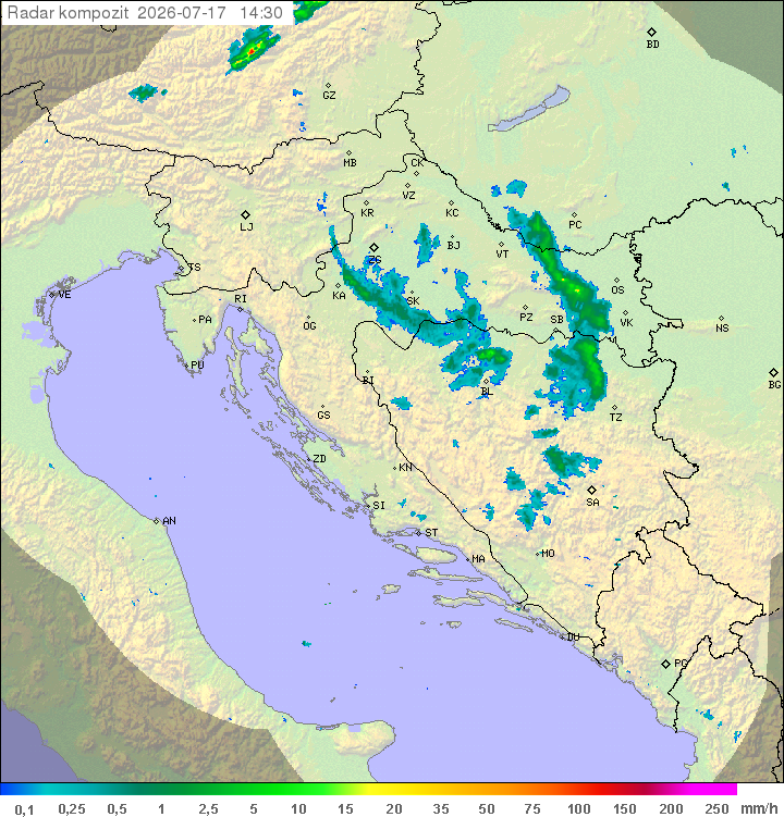 Padavine Hrvaška