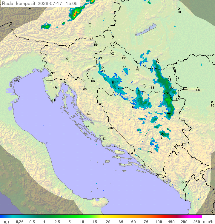 Padavine Hrvaška