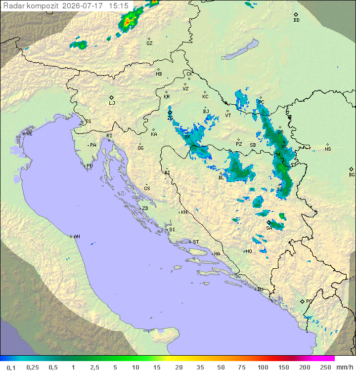 Padavine Hrvaška