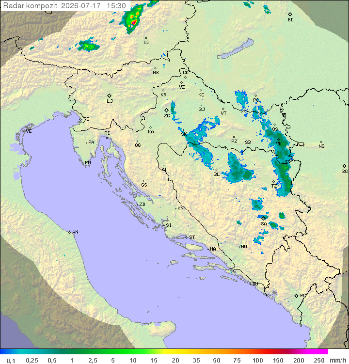 Padavine Hrvaška