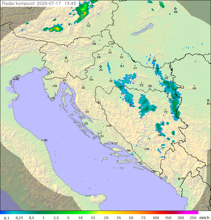 Padavine Hrvaška