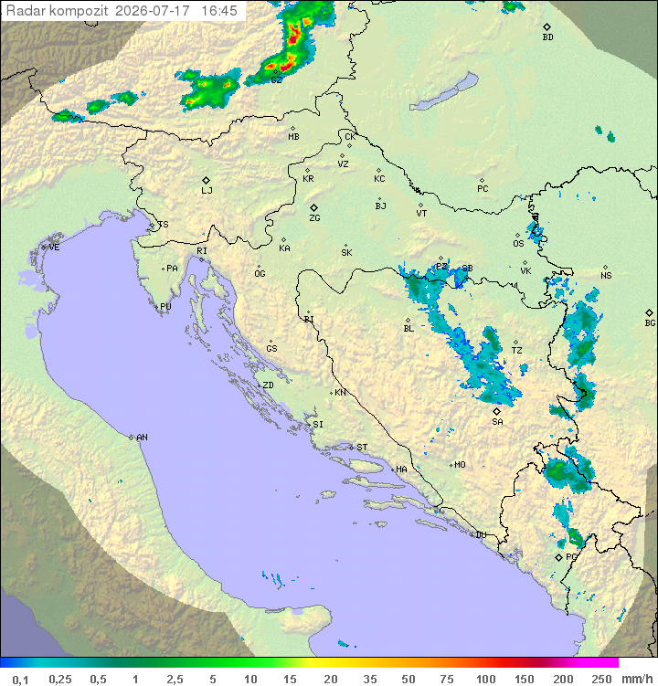 Padavine Hrvaška