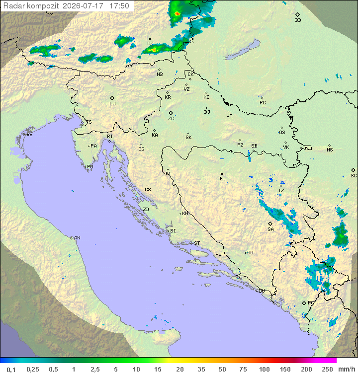 Padavine Hrvaška