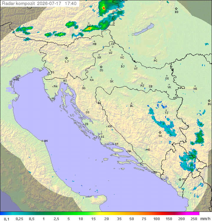 Padavine Hrvaška