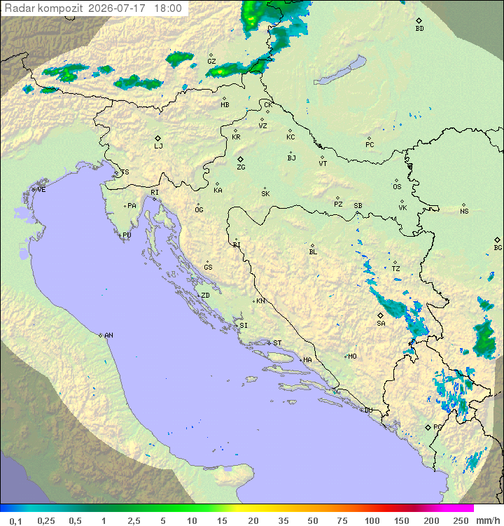 Padavine Hrvaška