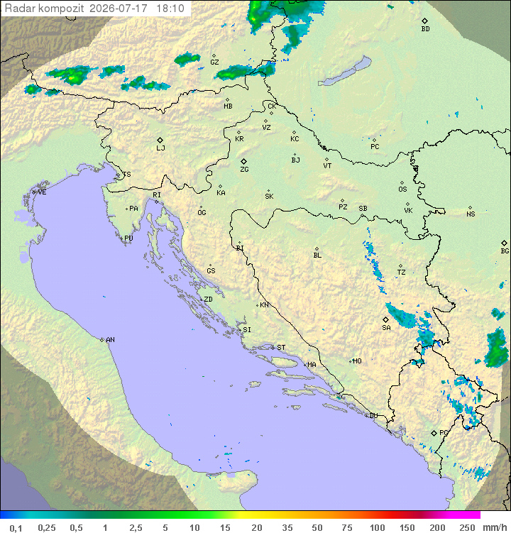 Padavine Hrvaška