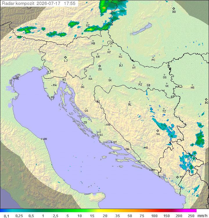 Padavine Hrvaška