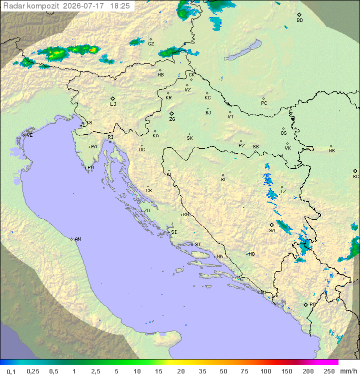Padavine Hrvaška