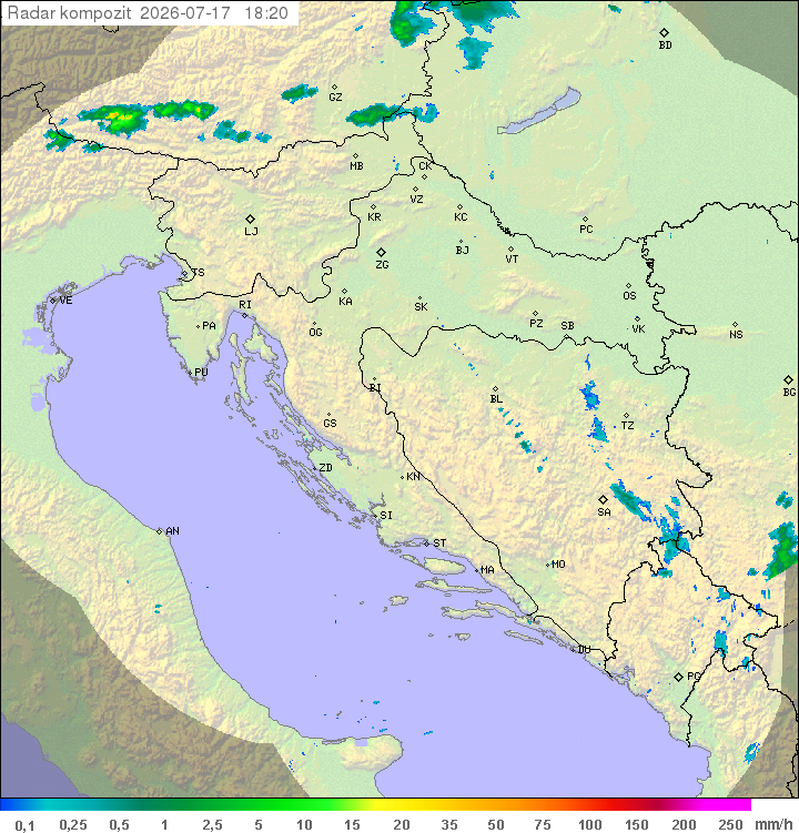 Padavine Hrvaška