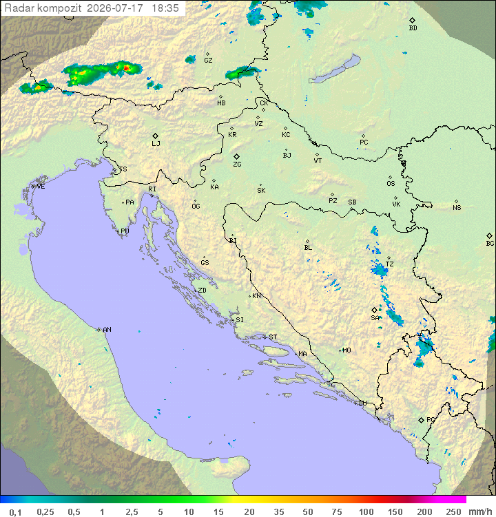 Padavine Hrvaška