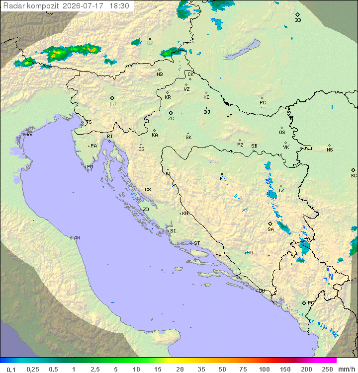 Padavine Hrvaška