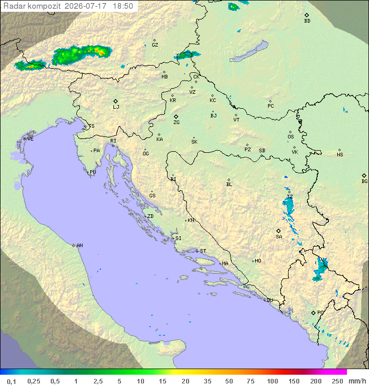 Padavine Hrvaška