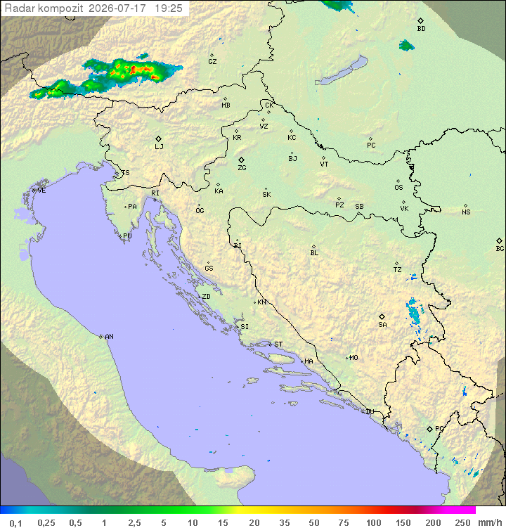 Padavine Hrvaška