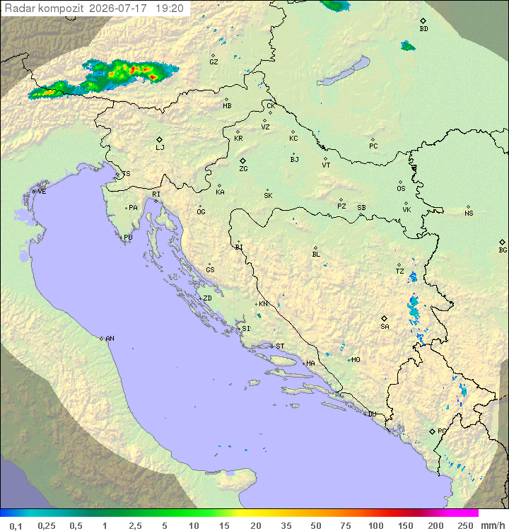 Padavine Hrvaška