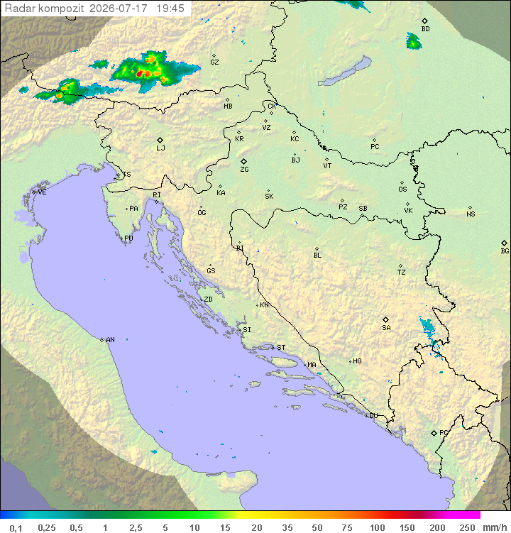 Padavine Hrvaška