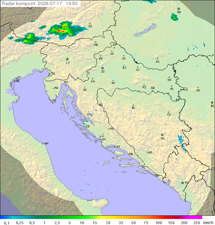 Padavine Hrvaška