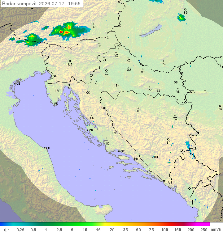 Padavine Hrvaška