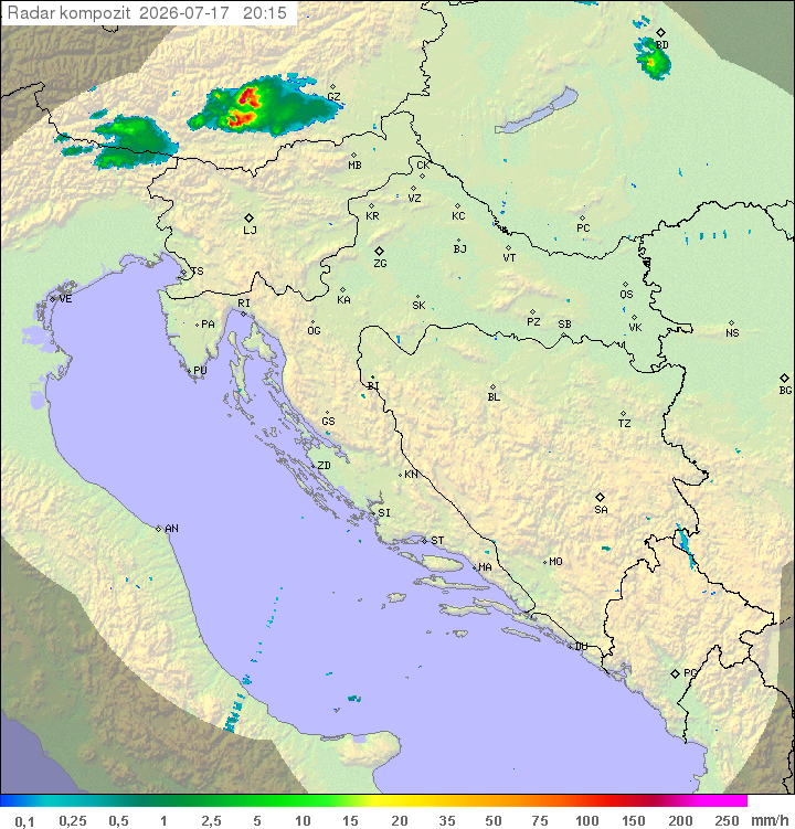 Padavine Hrvaška