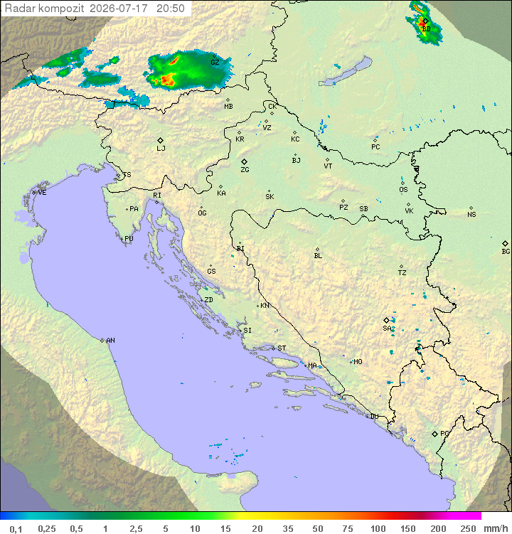 Padavine Hrvaška