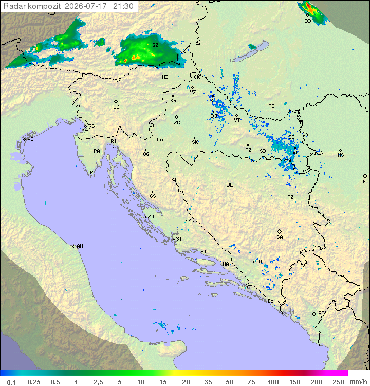 Padavine Hrvaška