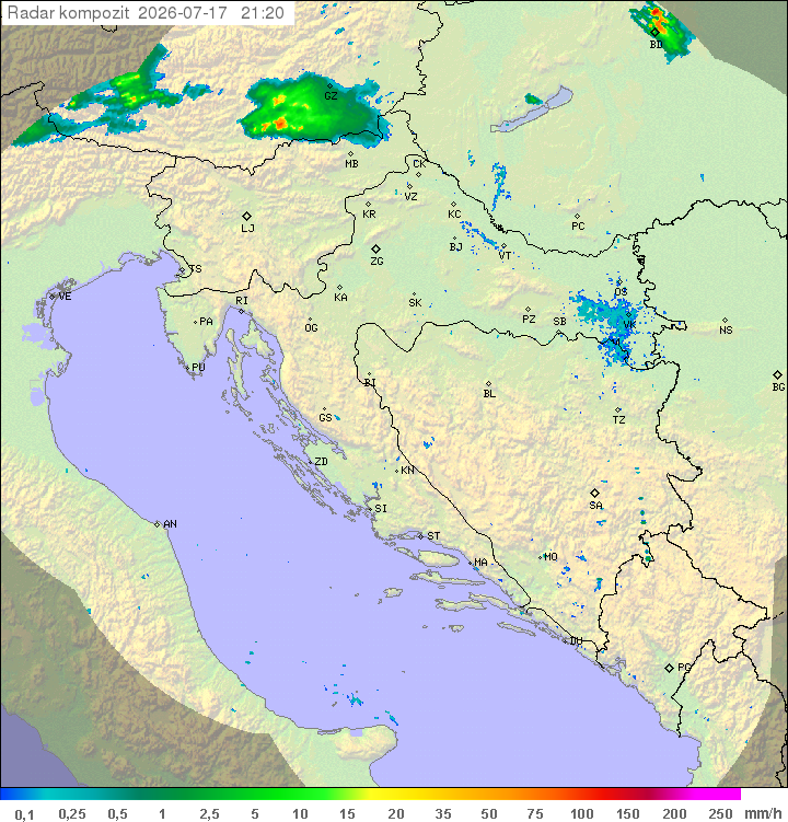 Padavine Hrvaška