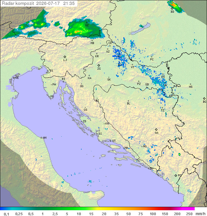Padavine Hrvaška