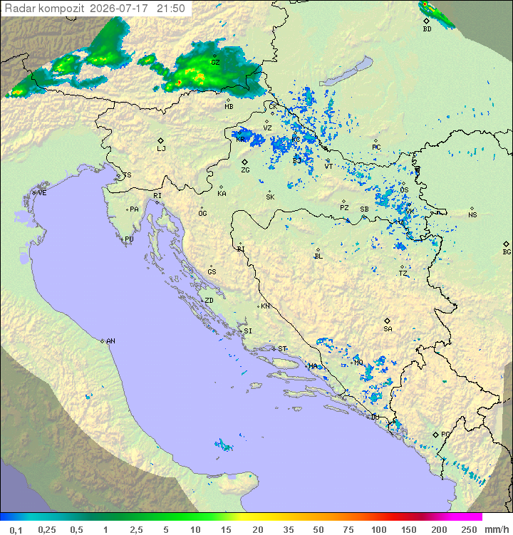 Padavine Hrvaška