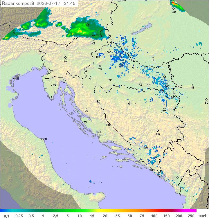Padavine Hrvaška