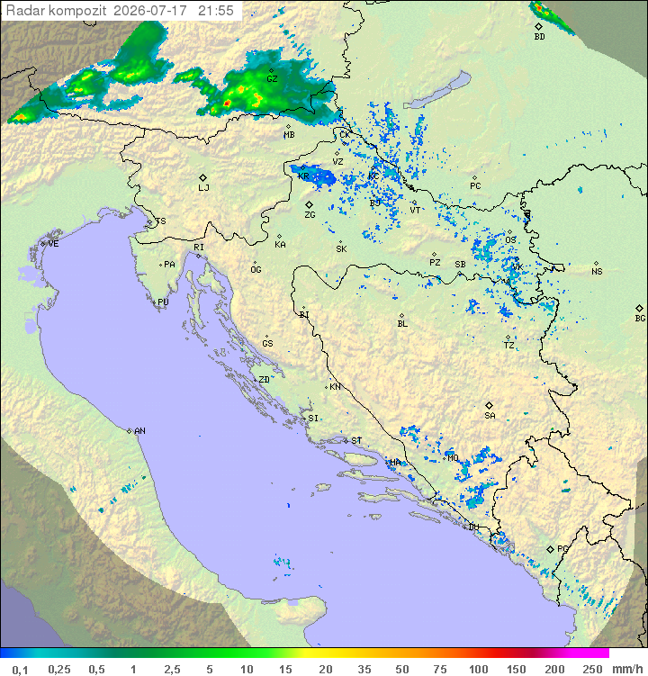Padavine Hrvaška