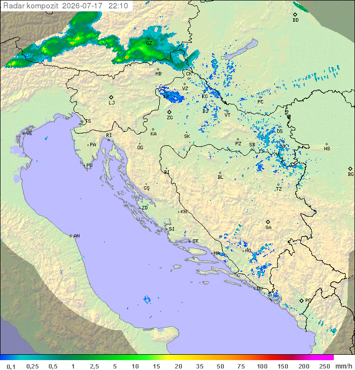 Padavine Hrvaška