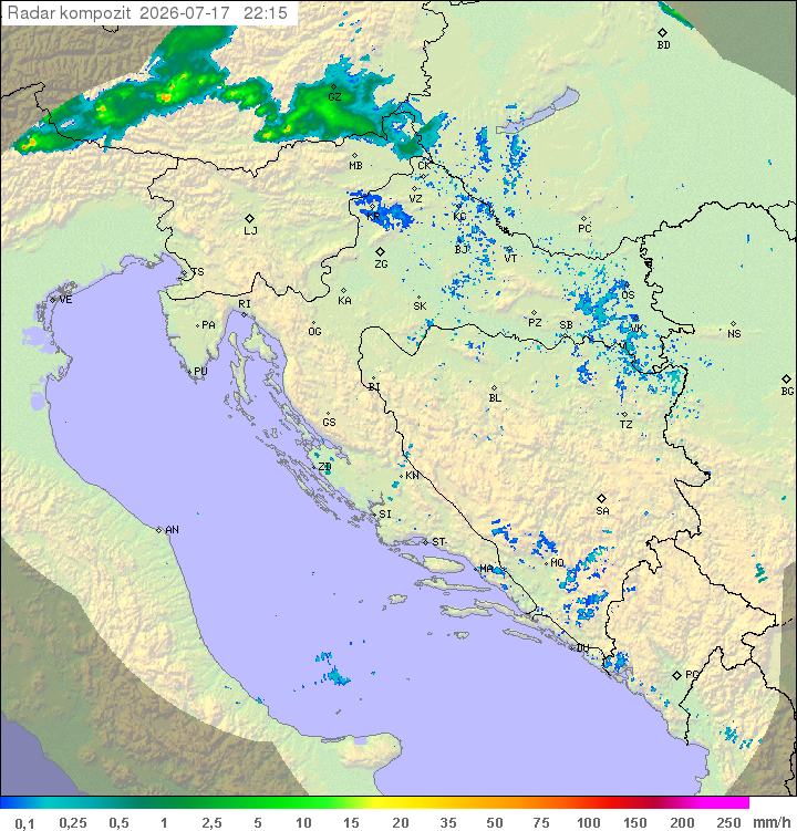 Padavine Hrvaška