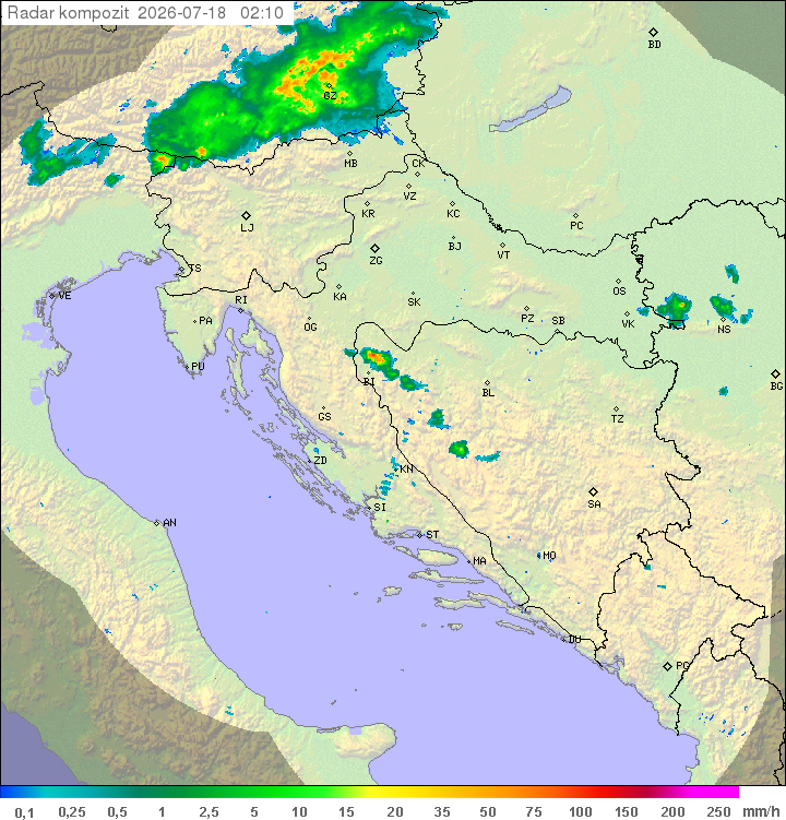 Padavine Hrvaška
