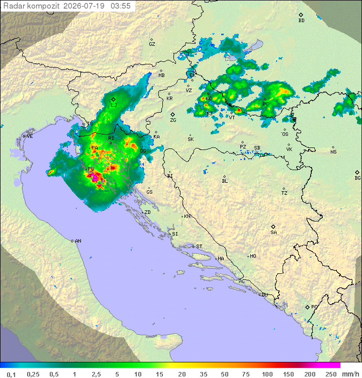 Padavine Hrvaška