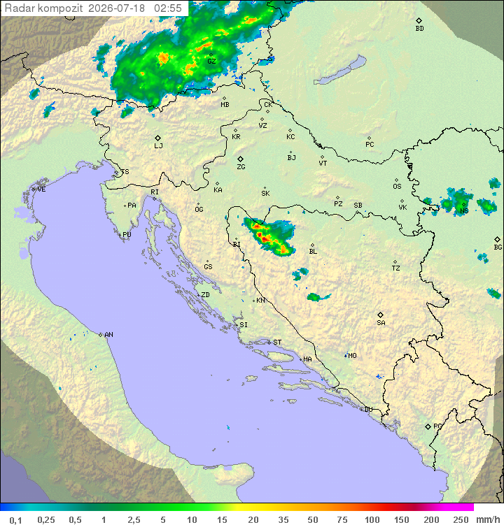 Padavine Hrvaška