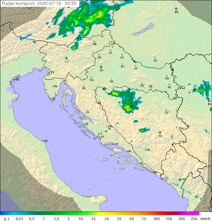 Padavine Hrvaška