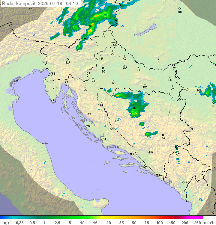 Padavine Hrvaška
