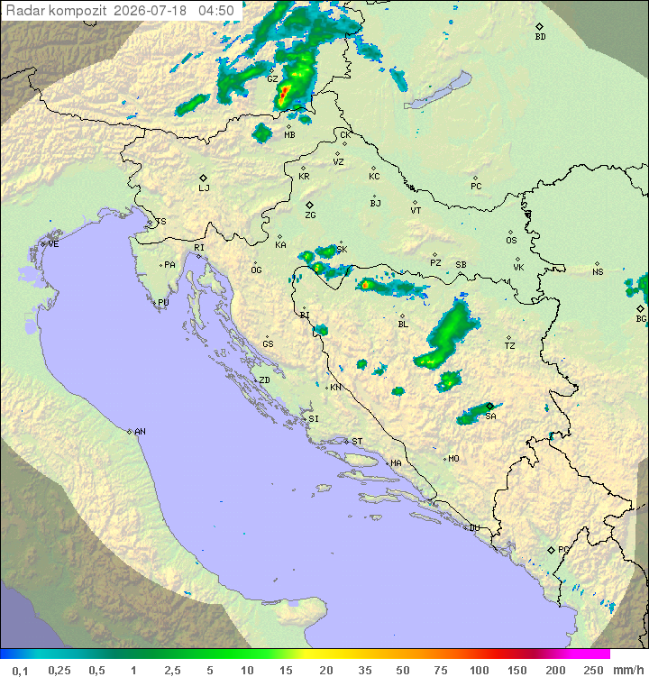 Padavine Hrvaška