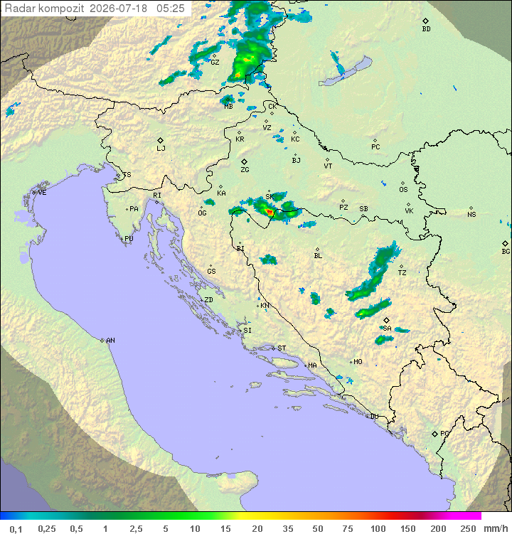 Padavine Hrvaška