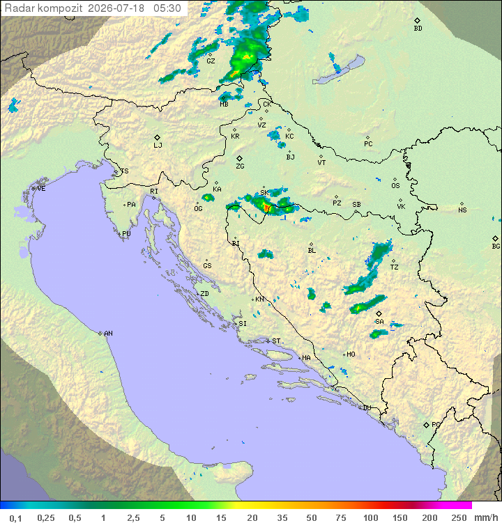Padavine Hrvaška