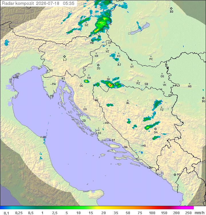 Padavine Hrvaška