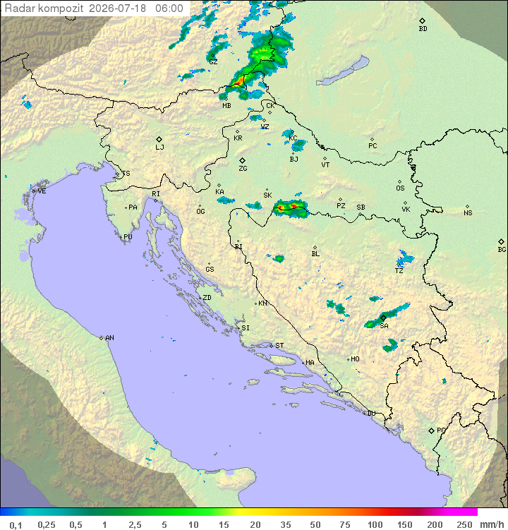 Padavine Hrvaška