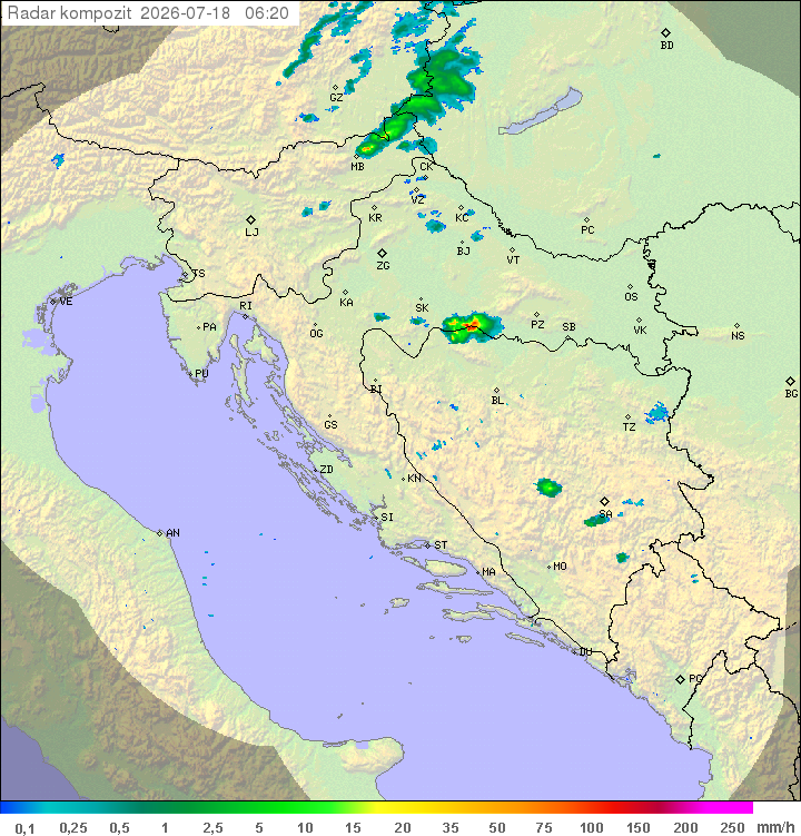 Padavine Hrvaška