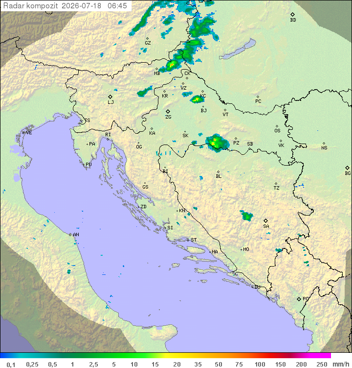 Padavine Hrvaška