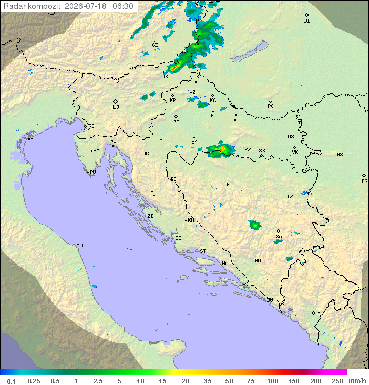 Padavine Hrvaška