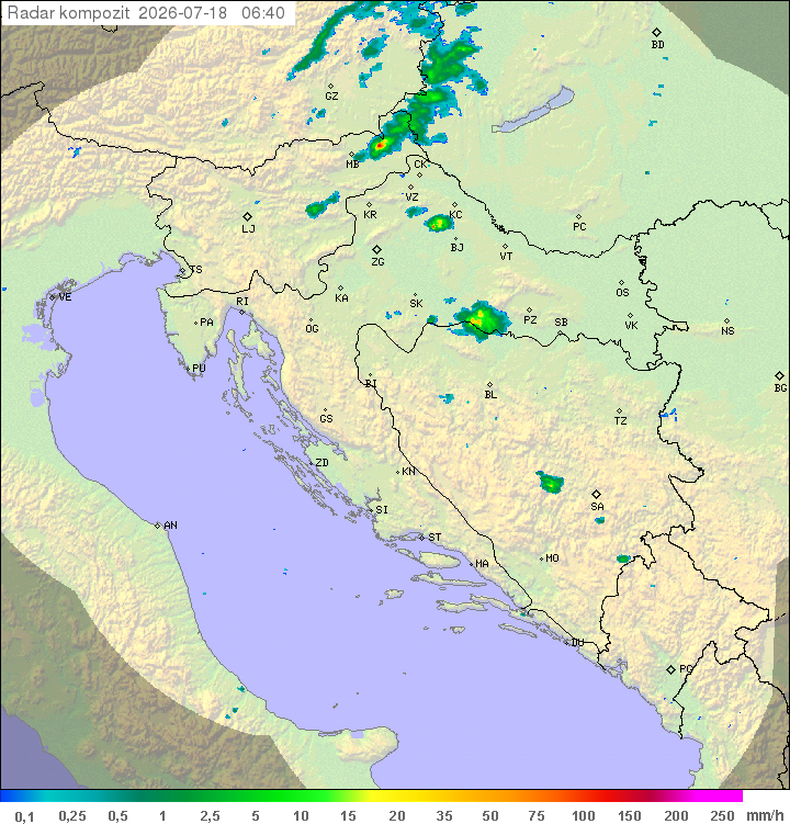 Padavine Hrvaška