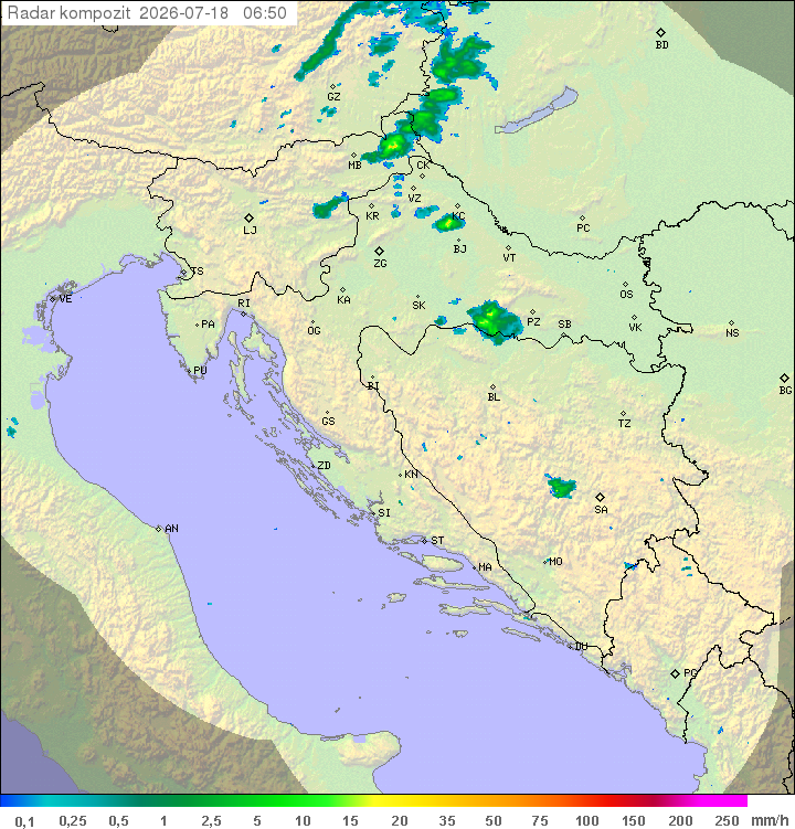 Padavine Hrvaška