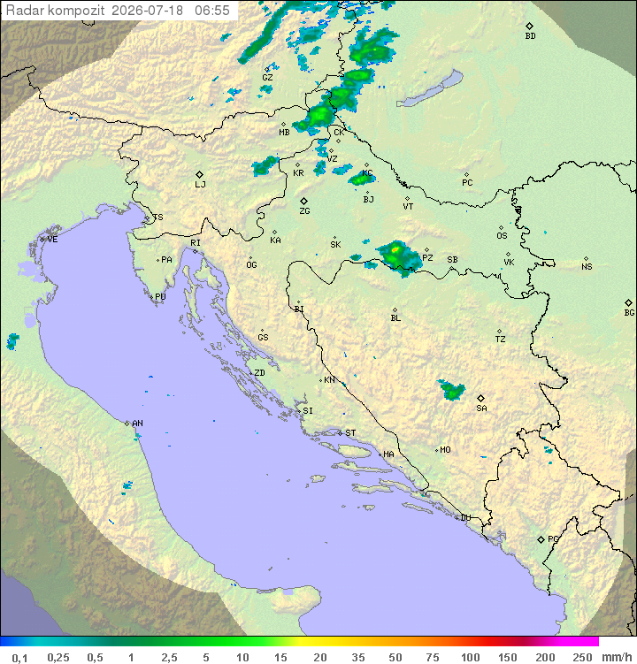 Padavine Hrvaška